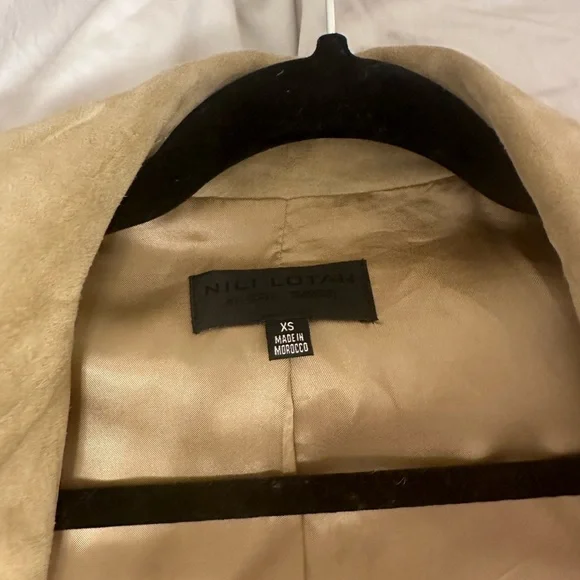 Nili Lotan Claude Suede Jacket Size XS